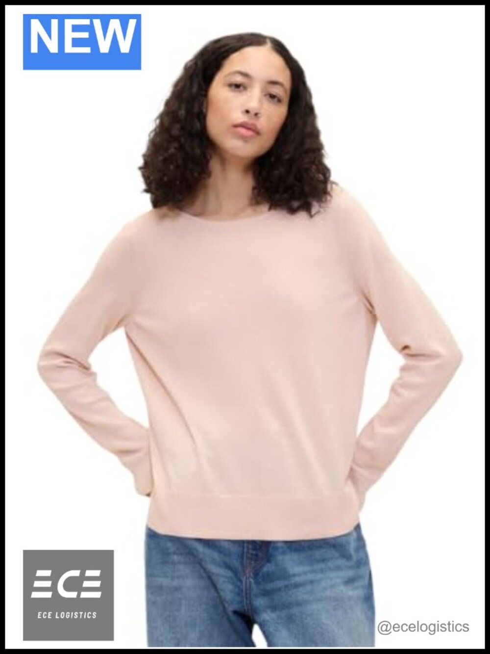 Boatneck Pullover Sweater Long Sleeve Machine Washable Fall Essential
